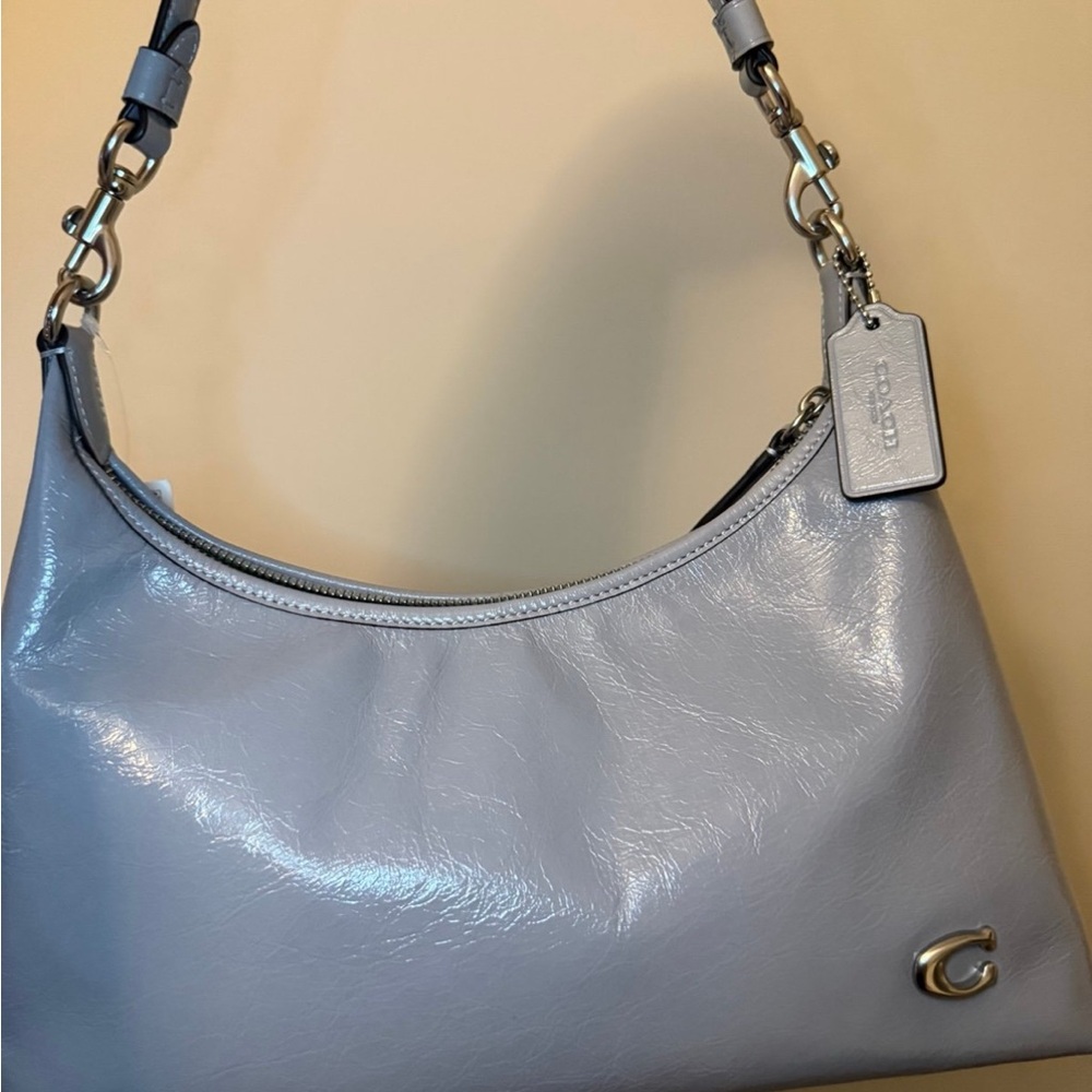 SOLD Coach Blue Grey Juliet Shoulder Bag